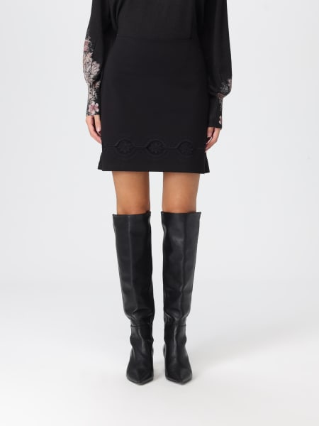 Gonna mini Twinset in misto viscosa con ricamo