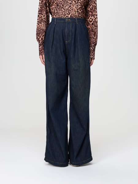 Jeans Twinset in denim di misto cotone