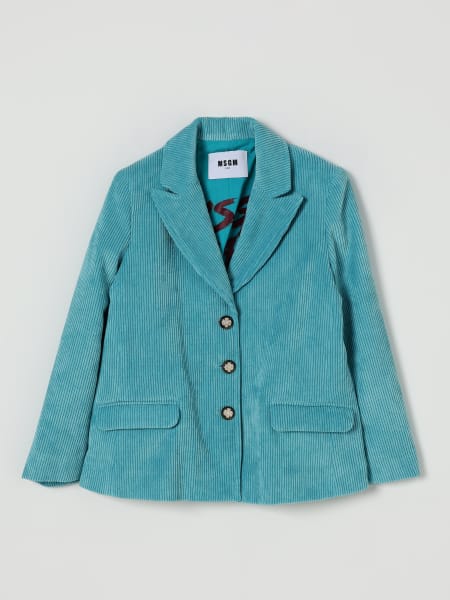 Blazer MSGM Kids in velluto