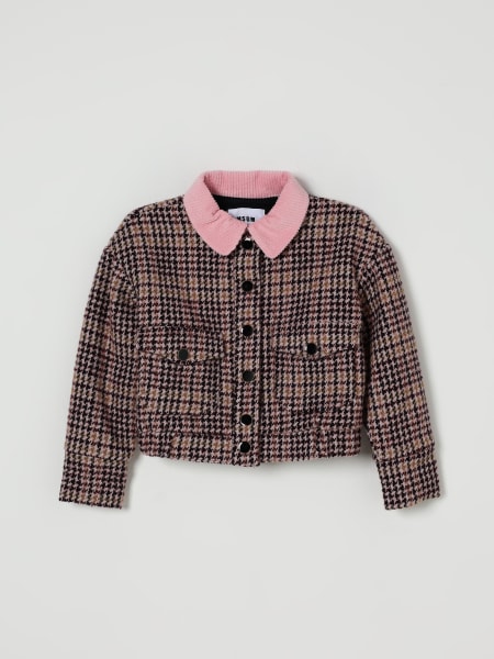 Giubbotto MSGM Kids in tweed pied de poule