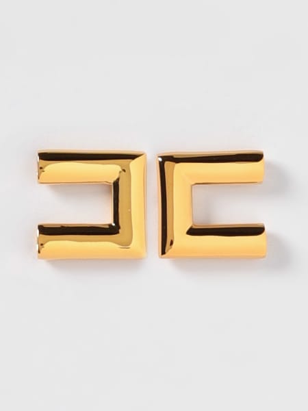 Orecchini Monogram Elisabetta Franchi in ottone