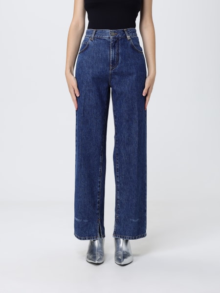 Jeans palazzo Pinko in denim di cotone