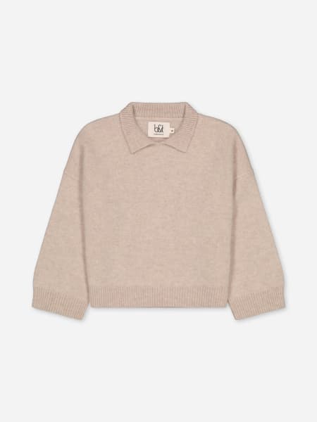 Bobbin & Tricot cashmere polo sweater