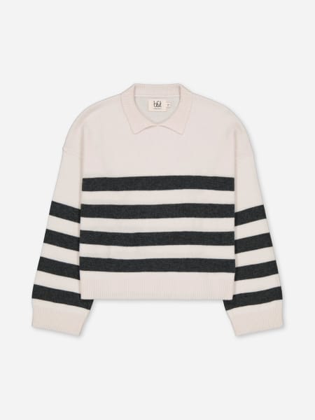 Bobbin & Tricot cashmere polo sweater