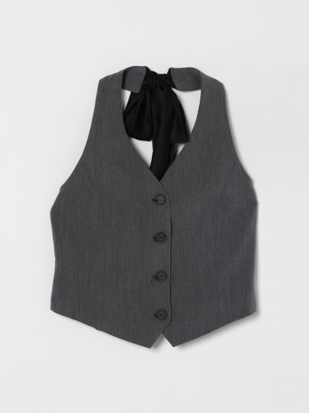 Top gilet Monnalisa in misto viscosa