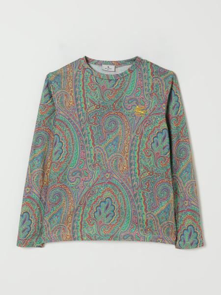 T-shirt in cotone paisley Etro