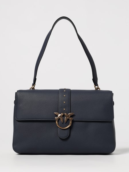 Borsa Love One Extra Slouchy Pinko in pelle a grana