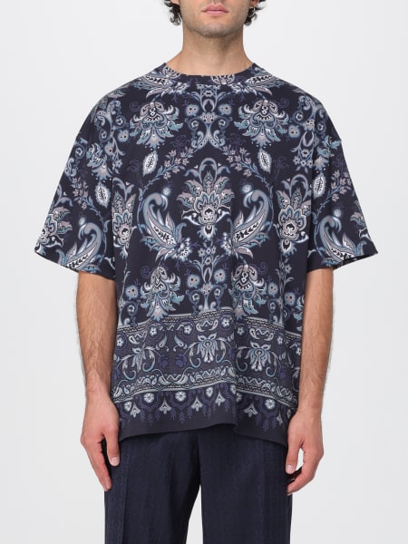 T-shirt Etro in cotone Paisley
