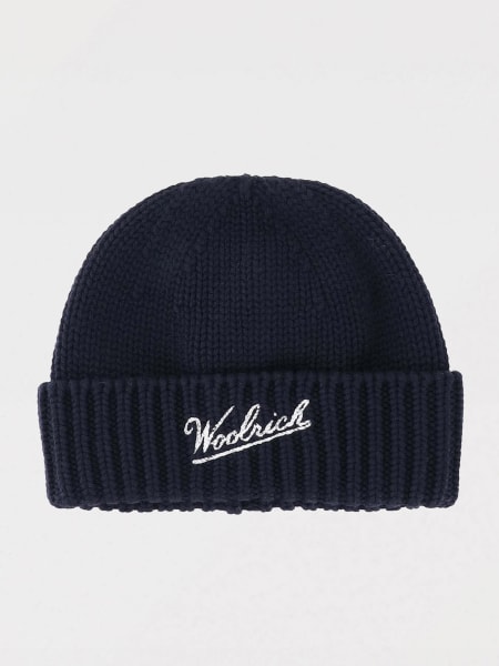Cappello Woolrich in lana vergine a coste