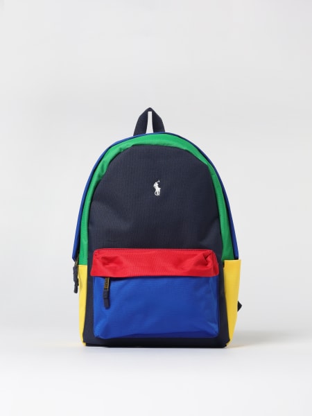 Zaino in poliestere con logo Polo Ralph Lauren