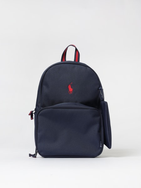 Zaino con big pony in cotone Polo Ralph Lauren