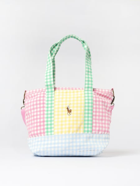 Borsa a spalla tote in cotone Polo Ralph Lauren