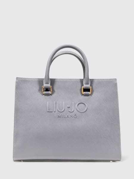 Borsa a mano in eco pelle con logo Liu Jo