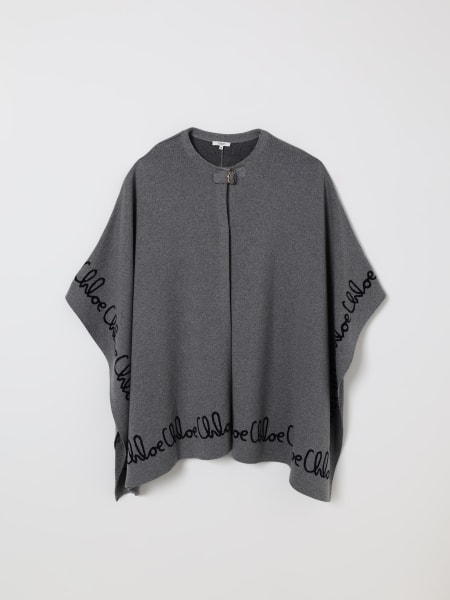 Mantella Chloé in cotone e lana