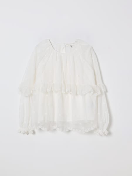 Blusa in tulle ricamato Chloé