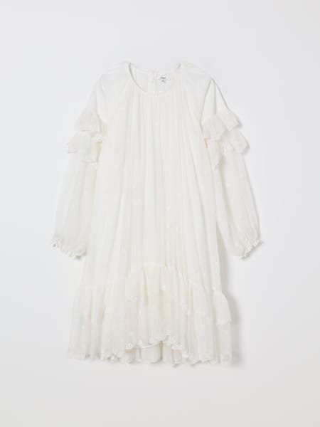 Abito in tulle ricamato Chloé