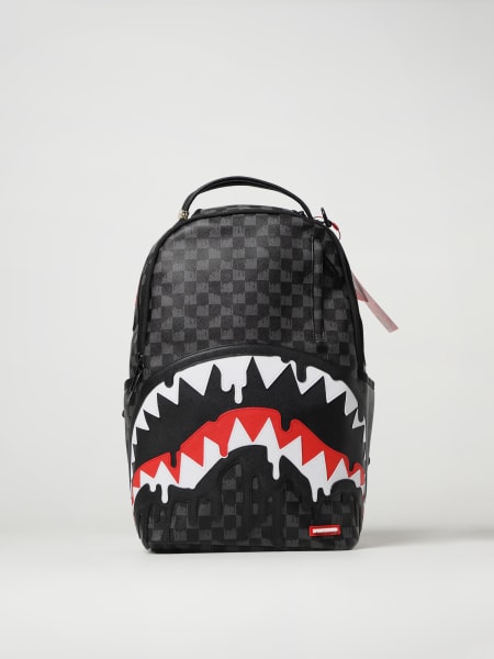 Zaino Dripping Sharks In Paris Dlxv Sprayground in cotone spalmato