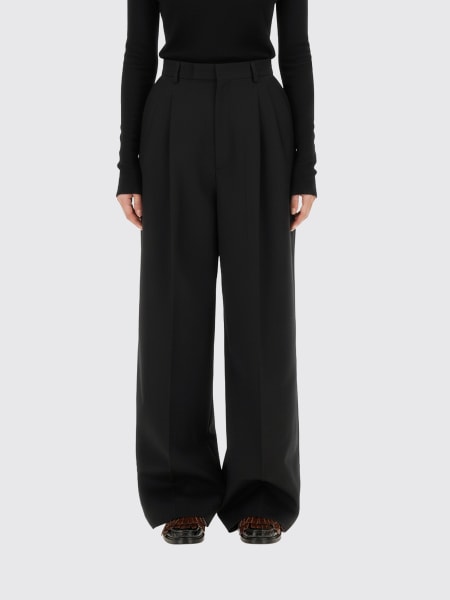 Pantaloni a gamba larga Moschino Couture in cotone