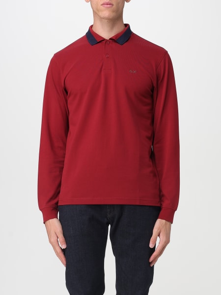 Polo in cotone con logo SUN68