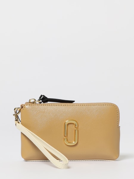 Clutch The Snapshot Wristlet Marc Jacobs in pelle saffiano bicolor