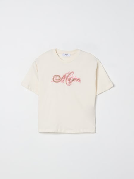 T-shirt MSGM Kids in cotone con logo