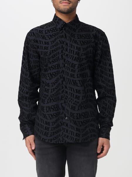 Camicia Versace Jeans Couture in cotone con logo