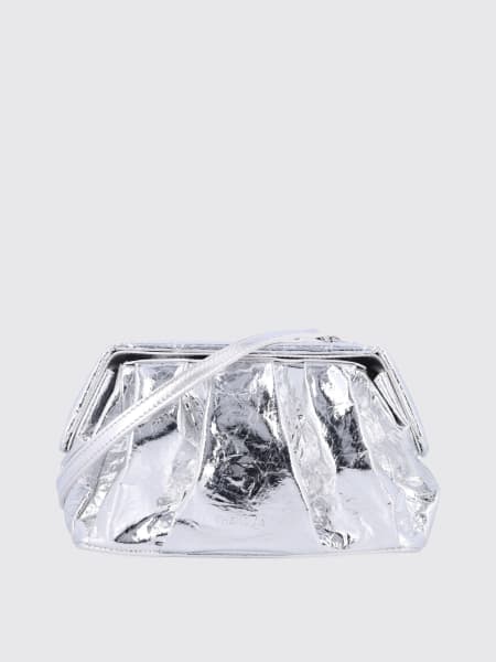 Borsa a tracolla in pelle vegana laminata Themoirè