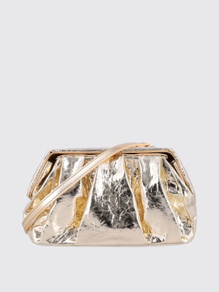 Borsa a tracolla in pelle vegana laminata Themoirè