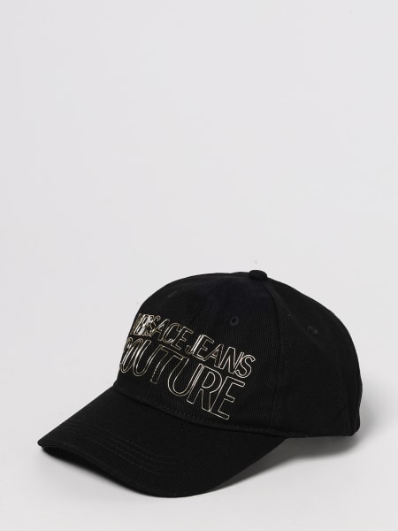Cappello Versace Jeans Couture in cotone con logo stampato