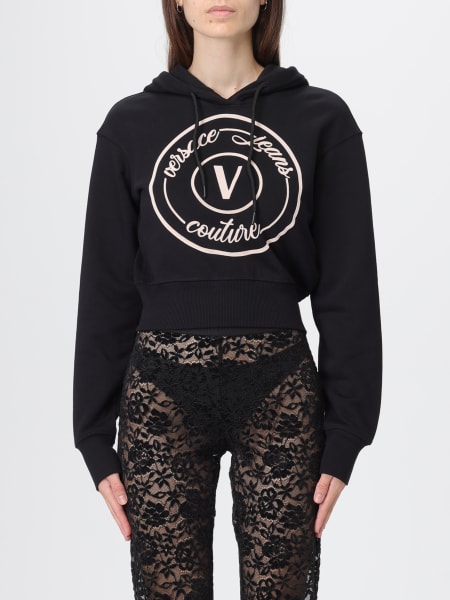 Felpa Versace Jeans Couture in cotone con logo