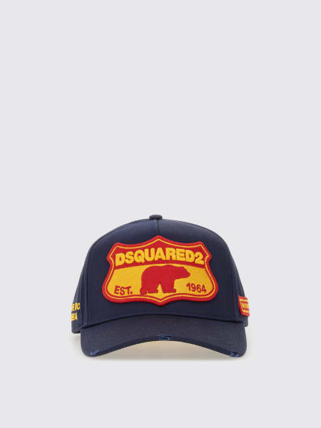 Cappello da baseball in cotone con logo Dsquared2