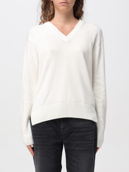 Maglia a v K-way in cotone e cashmere