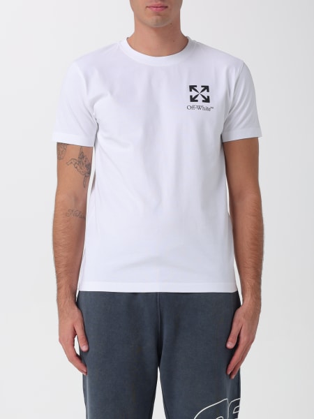 T-shirt Off-White in cotone con logo