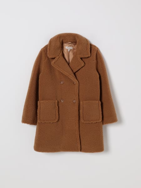 Cappotto a doppiopetto in pelliccia sintetica Twinset