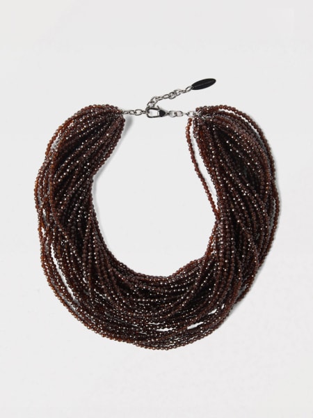 Collana Brunello Cucinelli in argento 925 con pietre torchon