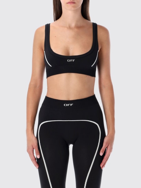 Top sportivo Seamless Off-White in jersey stretch