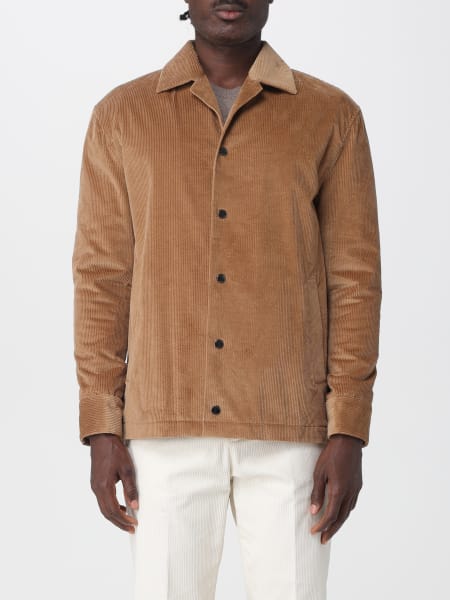 Overshirt Paolo Pecora in velluto