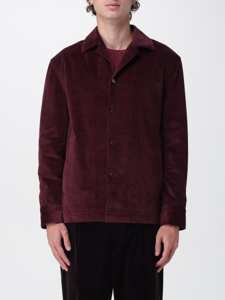 Overshirt Paolo Pecora in velluto