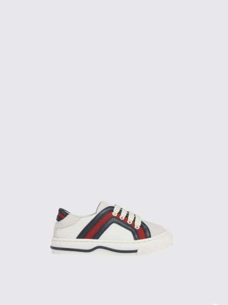 Sneakers Gucci in pelle e mesh