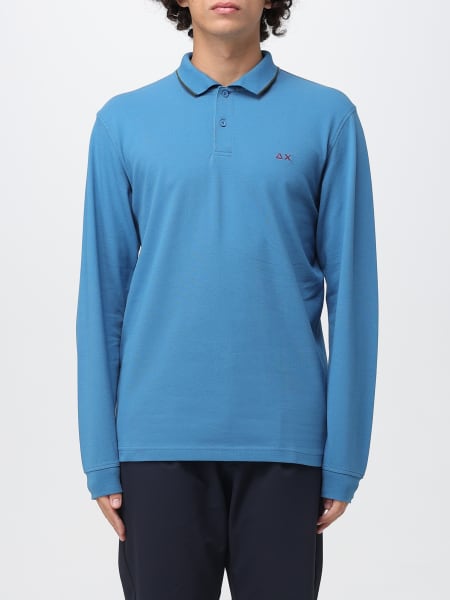 Polo in cotone con mini logo SUN68