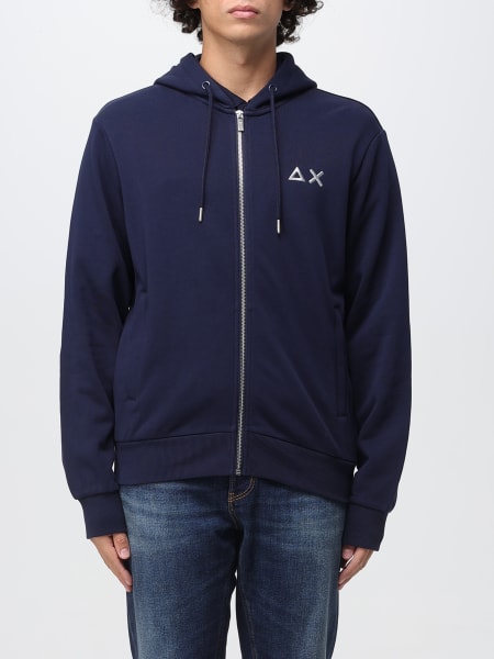 Felpa con cappuccio SUN68 in cotone con logo