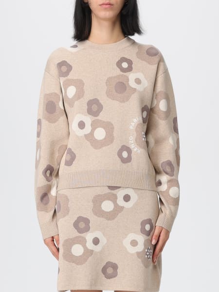 Pullover Kenzo in misto lana con fantasia floreale