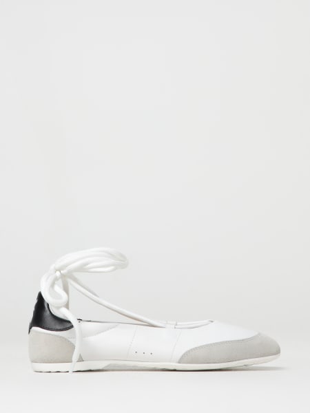 Ballerina Patrizia Pepe in pelle laminata