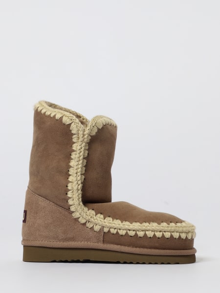 Bottines plates femme Mou