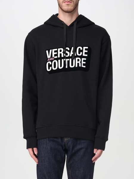 Felpa Versace Jeans Couture in cotone con logo