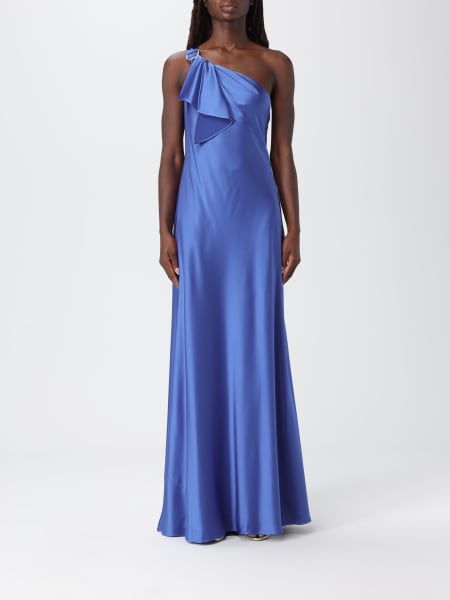 Abito a monospalla Lauren Ralph Lauren in raso