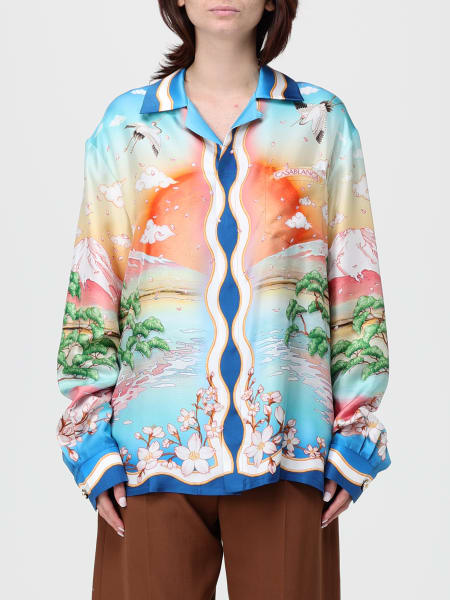 Camicia Casablanca in seta stampata