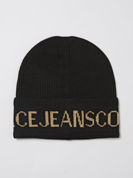 Cappello Versace Jeans Couture in lana con logo jacquard