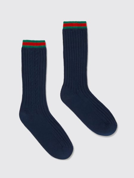 Calze Web Gucci in maglia di cotone a coste