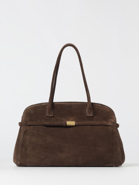 Borsa Aura Peach Large Orciani in camoscio